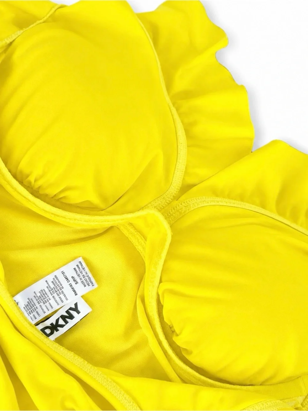DKNY Bright Yellow One-Piece Swimsuit - Picture 7 of 13